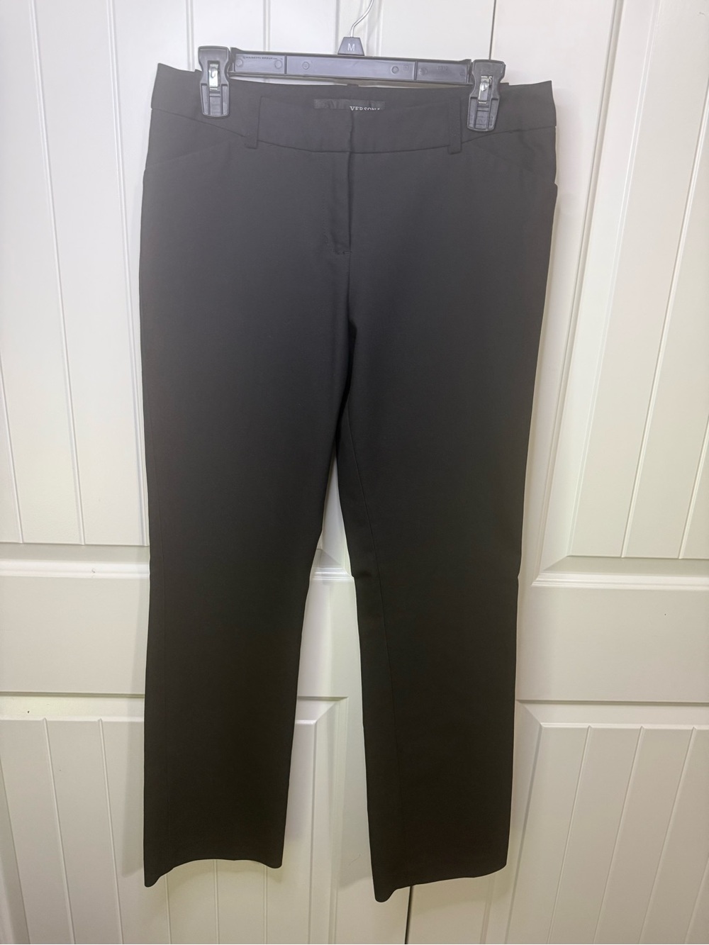 Versona Black Straight Leg Work Pants